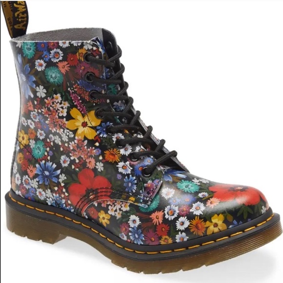 Dr MARTENS 1460 PASCAL FLORAL Lace up Boot Size: 5 - Picture 3 of 6